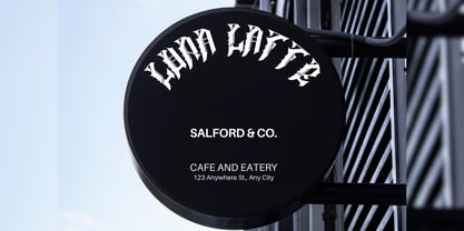 Regalie Fangs Font Poster 12