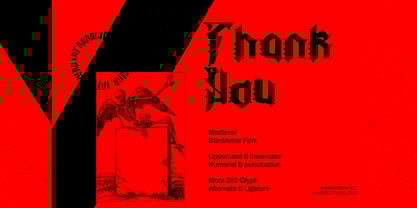 Regalie Fangs Font Poster 8