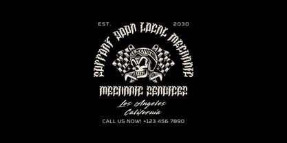 Regalie Fangs Font Poster 11