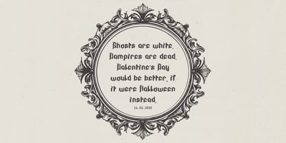 Regalie Fangs Font Poster 10