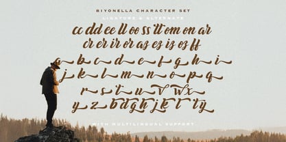 Biyonella Font Poster 8