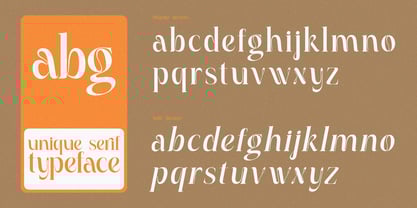 Bright Glamore Font Poster 9