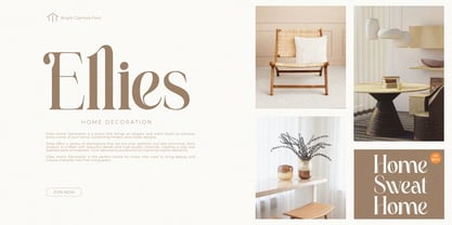 Bright Glamore Font Poster 8