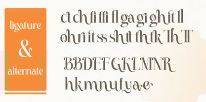 Bright Glamore Font Poster 12