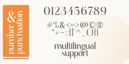 Bright Glamore Font Poster 11