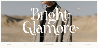 Bright Glamore Font Poster 1