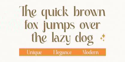 Bright Glamore Font Poster 3