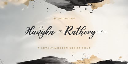 Hanyka Rathery Font Poster 1