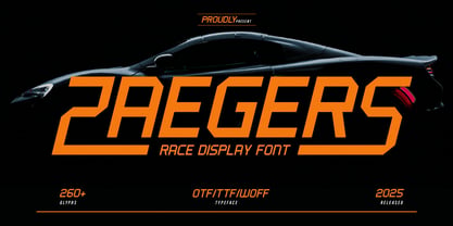 Zaegers Font Poster 1