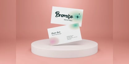 Bromise Font Poster 8