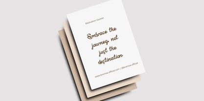 Bromise Font Poster 4