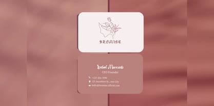 Bromise Font Poster 9