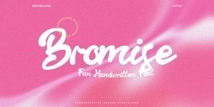 Bromise Font Poster 1