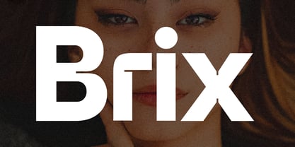 Brix Display Font Poster 1