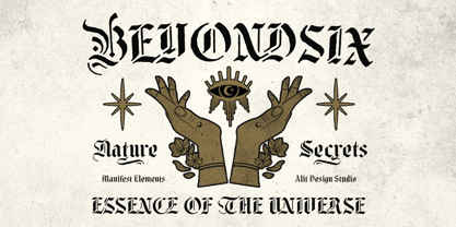 Young Dark Font Poster 7