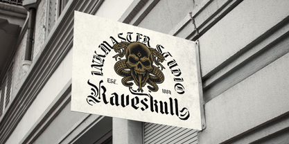 Young Dark Font Poster 15