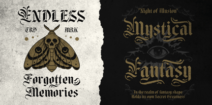 Young Dark Font Poster 4