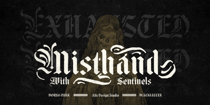 Young Dark Font Poster 3