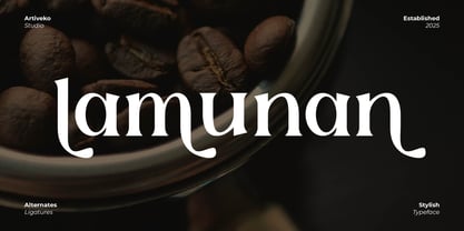Lamunan Font Poster 1