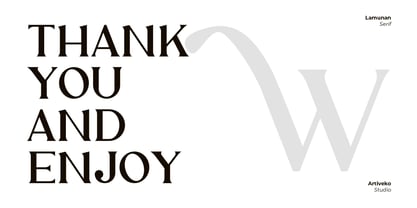 Lamunan Font Poster 8