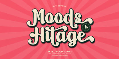 Moods Hitage Font Poster 1