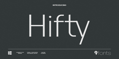 Hifty Font Poster 1