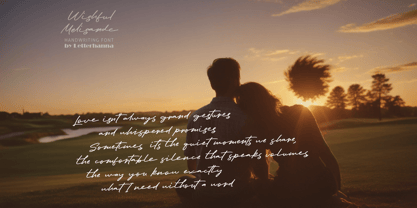 Wishful Melisande Font Poster 10