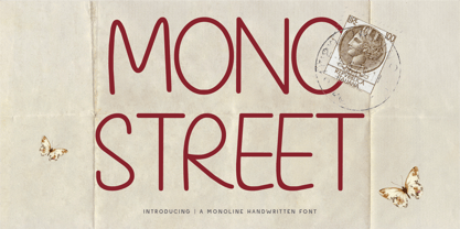 CF Mono Street Font Poster 1