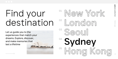 JUST Sans Outline Font Poster 11