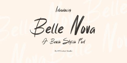 Belle Nova Font Poster 1