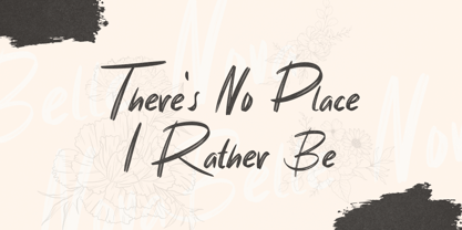 Belle Nova Font Poster 2