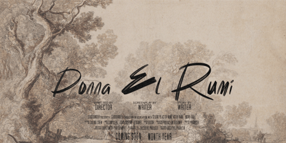 Belle Nova Font Poster 8