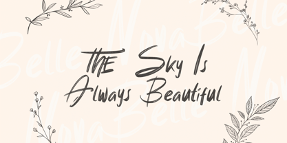 Belle Nova Font Poster 7