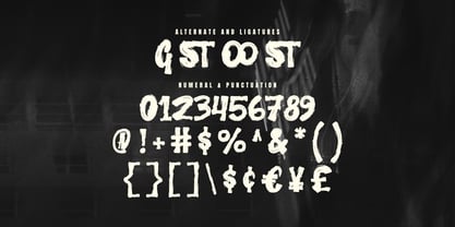 MC Lostin Grifes Font Poster 7