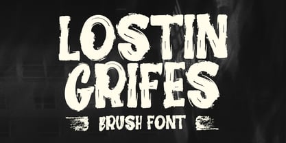 MC Lostin Grifes Font Poster 1