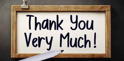 Whiteboard Marker Font Poster 5