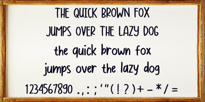 Whiteboard Marker Font Poster 4