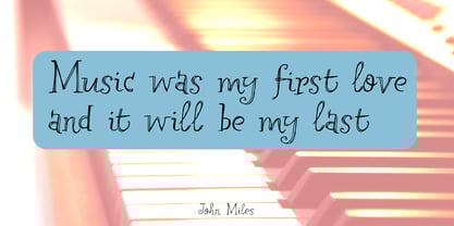 Cycle Of Fourths Font Poster 2