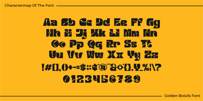 Golden Boluva Font Poster 5