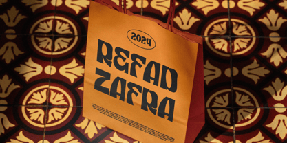 Nerdos Folume Font Poster 3