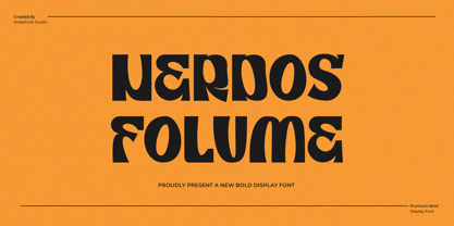 Nerdos Folume Font Poster 1