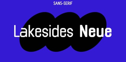 Lakesides Neue Font Poster 1