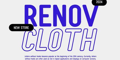 Lakesides Neue Font Poster 2