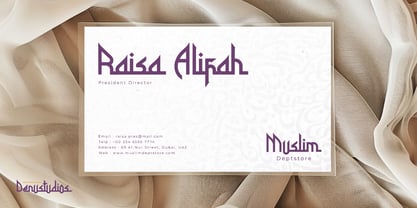 Salafushalih Font Poster 9