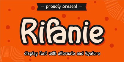 Rifanie Font Poster 1