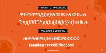 Rifanie Font Poster 9