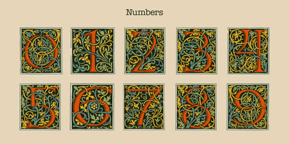 Venice Dropcaps Font Poster 8