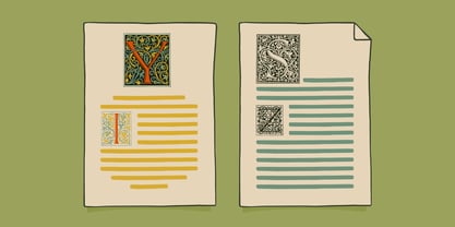 Venice Dropcaps Font Poster 10