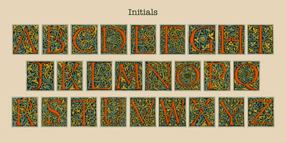 Venice Dropcaps Font Poster 2