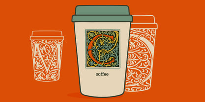 Venice Dropcaps Font Poster 5